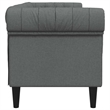 Vidaxl Chesterfield Sofa in Dark Gray