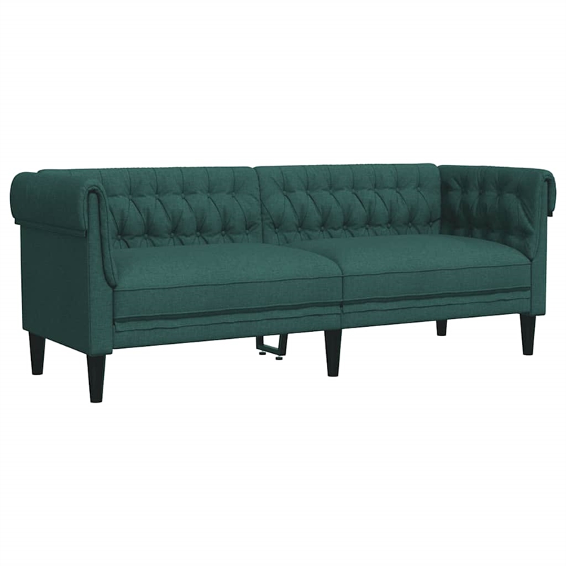 Vidaxl Chesterfield Sofa in Dark Green