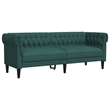 Vidaxl Chesterfield Sofa in Dark Green