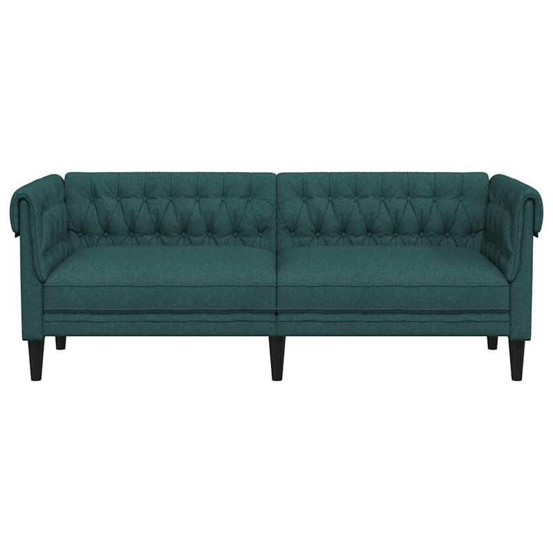 Vidaxl Chesterfield Sofa in Dark Green