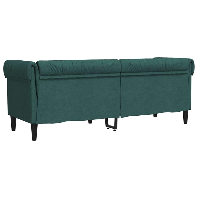 Vidaxl Chesterfield Sofa in Dark Green