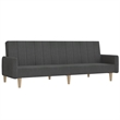Vidaxl Wooden Frame Sofa Bed in Dark Grey