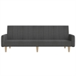 Vidaxl Wooden Frame Sofa Bed in Dark Grey