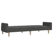 Vidaxl Wooden Frame Sofa Bed in Dark Grey