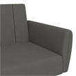 Vidaxl Sleeper Sofa Bed in Dark Gray Polyester