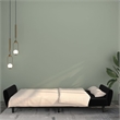 Vidaxl 2-Seater Sofa Bed in Black Polyester Velvet