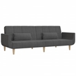 Vidaxl Sofa Bed in Dark Grey Fabric