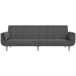 Vidaxl Sofa Bed in Dark Grey Fabric
