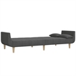 Vidaxl Sofa Bed in Dark Grey Fabric