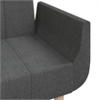 Vidaxl Sofa Bed in Dark Grey Fabric