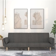 Vidaxl Sofa Bed in Dark Grey Fabric