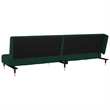 Vidaxl Metal Sofa Bed in Dark Green Velvet