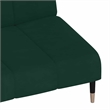 Vidaxl Metal Sofa Bed in Dark Green Velvet
