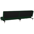 Vidaxl Metal Sofa Bed in Dark Green Velvet