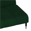 Vidaxl Metal Sofa Bed in Dark Green Velvet