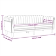 Vidaxl 3-Seater Faux Suede Sofa in Brown