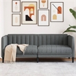 Vidaxl 2-Seater Sofa in Dark Grey Polyester