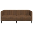 Vidaxl Sofa in Brown Faux Suede Leather