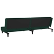 Vidaxl Sofa Bed in Dark Green Velvet