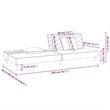 Vidaxl Sofa Bed in Dark Green Velvet