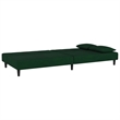 Vidaxl Sofa Bed in Dark Green Velvet