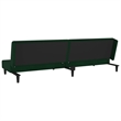 Vidaxl Sofa Bed in Dark Green Velvet