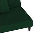 Vidaxl Sofa Bed in Dark Green Velvet