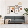 Vidaxl Sofa in Dark Grey Polyester