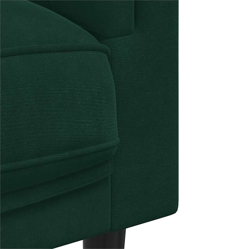 Vidaxl Single Sofa Chair in Dark Green Velvet