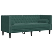 Vidaxl Chesterfield Sofa in Dark Green
