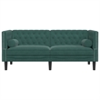 Vidaxl Chesterfield Sofa in Dark Green