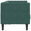 Vidaxl Chesterfield Sofa in Dark Green
