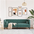 Vidaxl Chesterfield Sofa in Dark Green