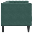Vidaxl Chesterfield Sofa in Dark Green