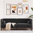 Vidaxl 3-Seater Chesterfield Sofa in Black Velvet
