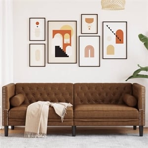 Vidaxl Chesterfield Sofa in Brown