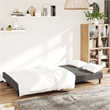 Vidaxl Sofa Bed in Dark Gray Polyester Velvet