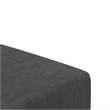 Vidaxl Sofa Bed in Dark Gray Polyester Velvet