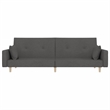 Vidaxl Sofa Bed in Dark Grey Fabric Polyester