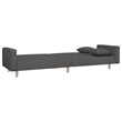 Vidaxl Sofa Bed in Dark Grey Fabric Polyester