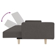 Vidaxl Sofa Bed in Dark Grey Fabric Polyester