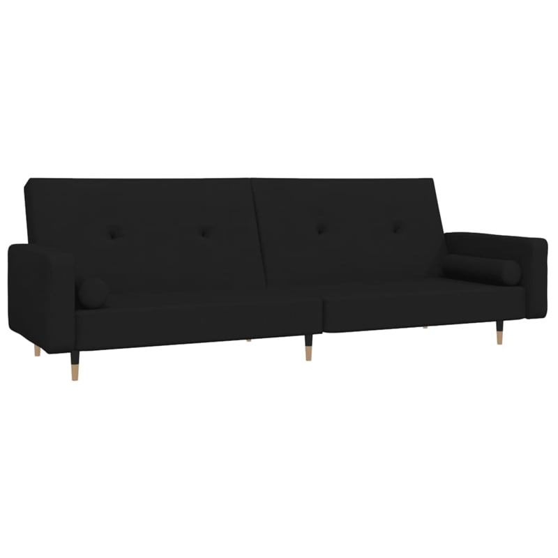 Vidaxl Sofa Bed in Black Velvet