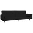 Vidaxl Sofa Bed in Black Velvet