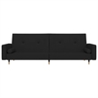 Vidaxl Sofa Bed in Black Velvet