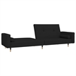 Vidaxl Sofa Bed in Black Velvet