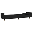 Vidaxl Sofa Bed in Black Velvet