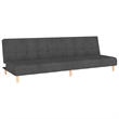 Vidaxl 2-Seater Sofa Bed in Dark Gray Polyester