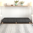 Vidaxl 2-Seater Sofa Bed in Dark Gray Polyester