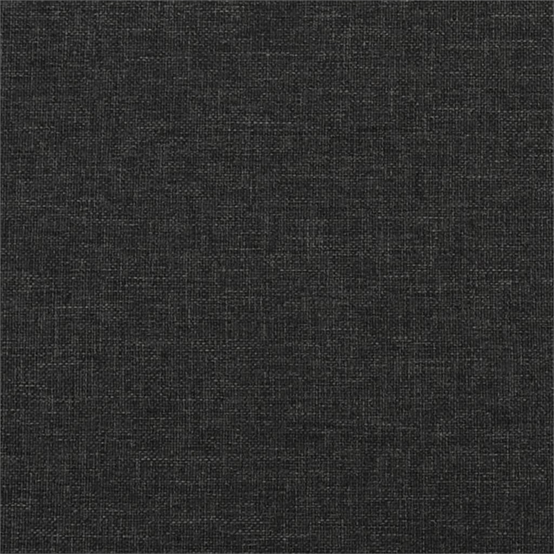 Vidaxl 2-Seater Sofa Bed in Black Polyester Fabric