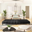 Vidaxl Convertible 2-Seater Sofa Bed in Black Velvet